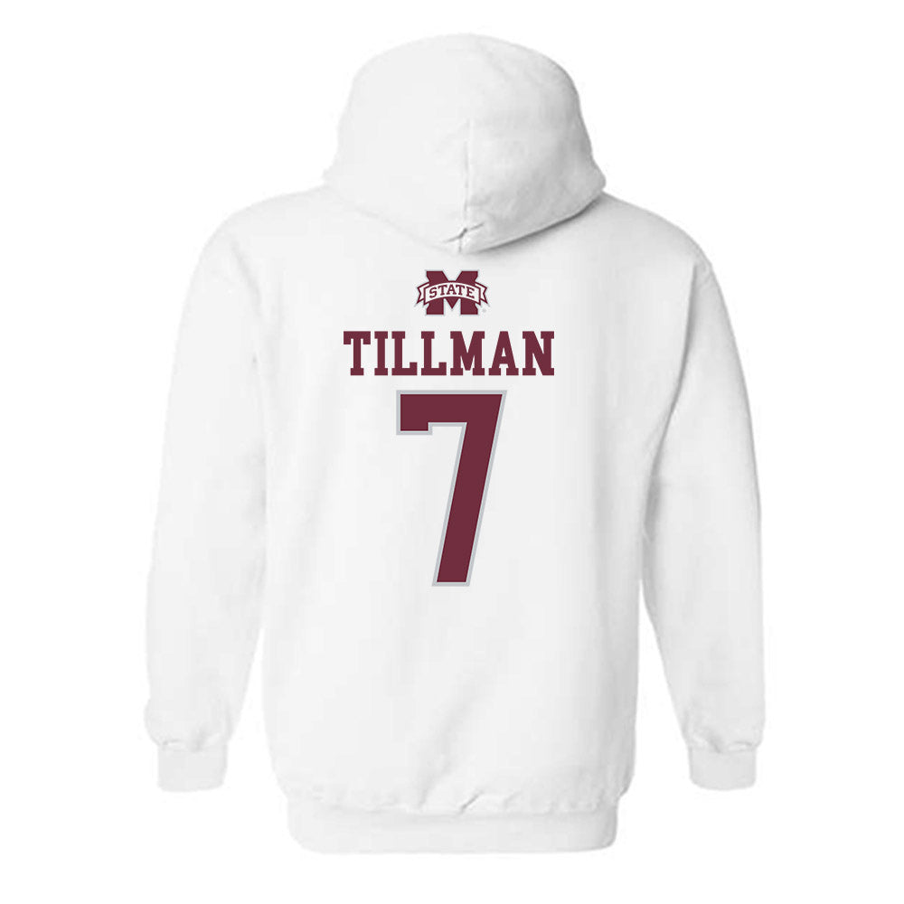 Mississippi State - NCAA Football : Zakari Tillman - Classic Shersey Hooded Sweatshirt-1