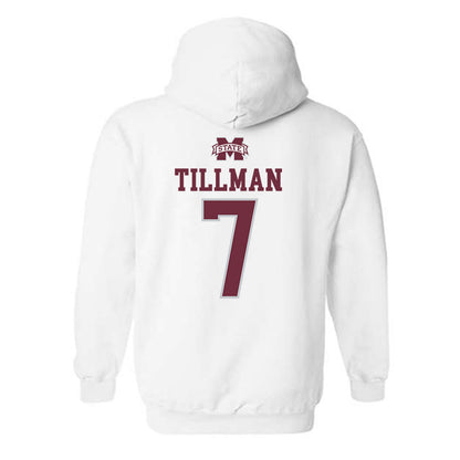 Mississippi State - NCAA Football : Zakari Tillman - Classic Shersey Hooded Sweatshirt-1
