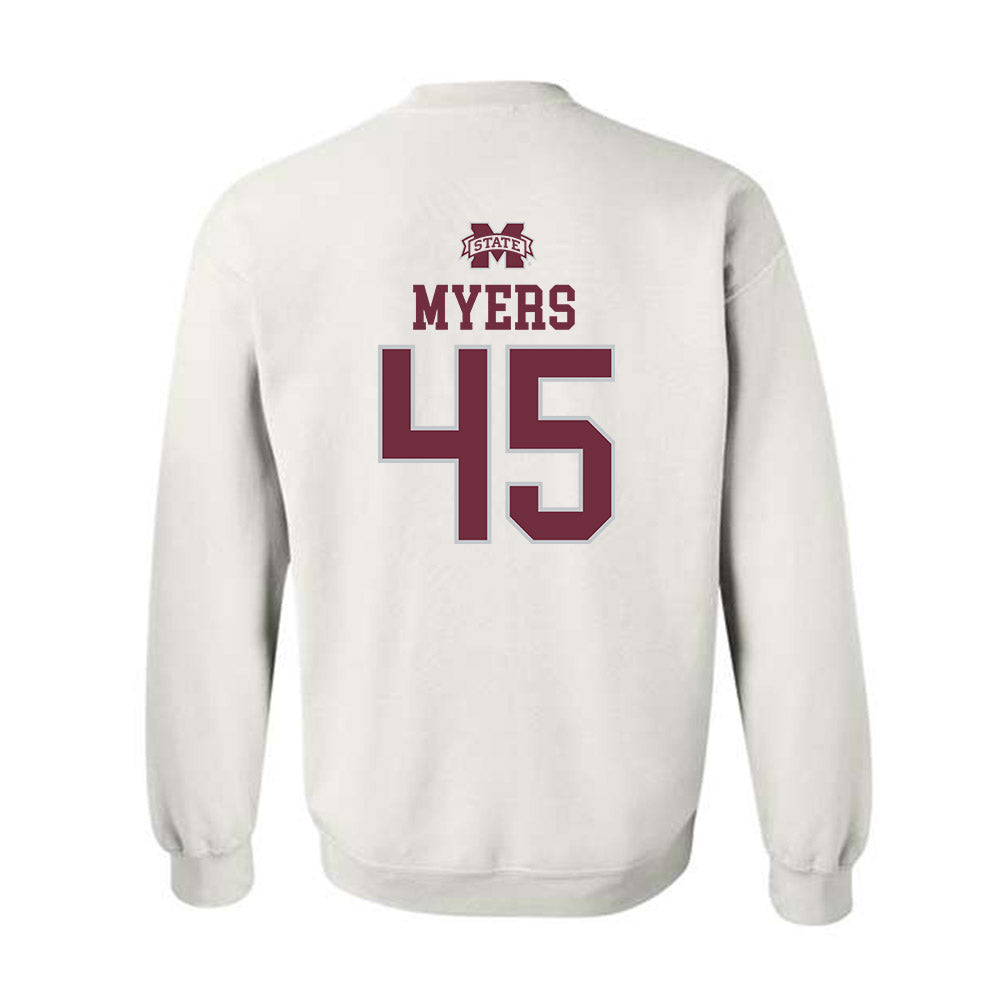 Mississippi State - NCAA Football : Ethan Myers - Classic Shersey Crewneck Sweatshirt-1