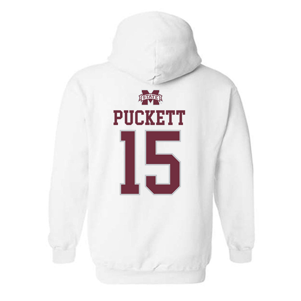 Mississippi State - NCAA Football : Parker Puckett - Classic Shersey Hooded Sweatshirt-1