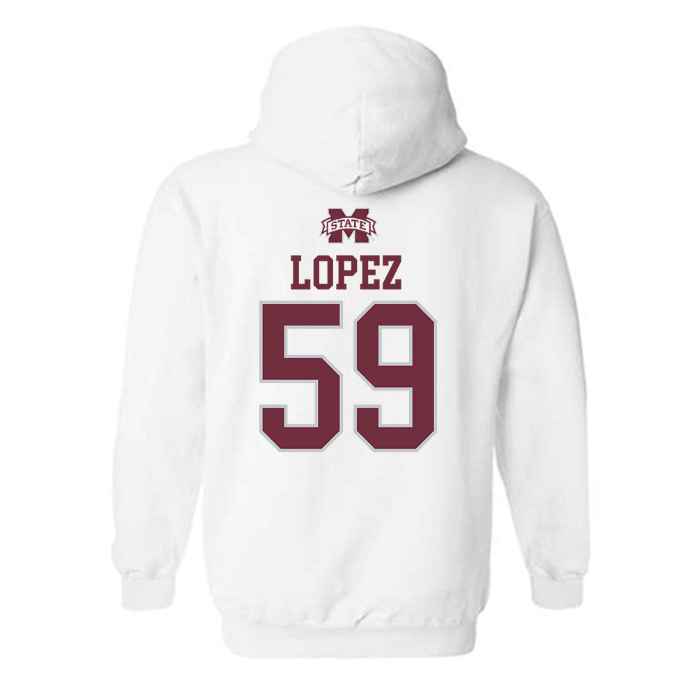 Mississippi State - NCAA Football : Alex Lopez - Classic Shersey Hooded Sweatshirt