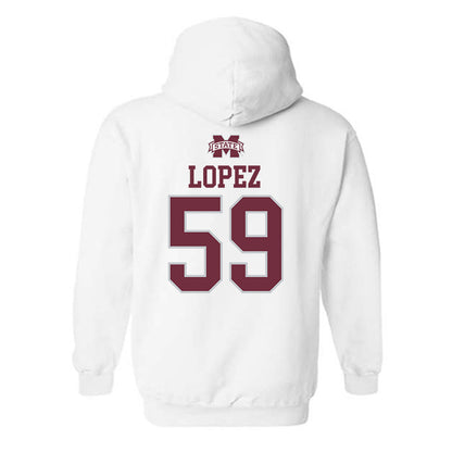 Mississippi State - NCAA Football : Alex Lopez - Classic Shersey Hooded Sweatshirt