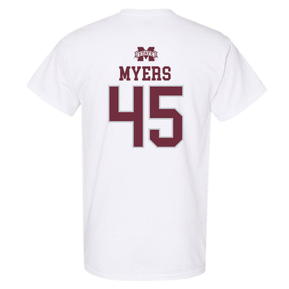 Mississippi State - NCAA Football : Ethan Myers - Classic Shersey T-Shirt-1
