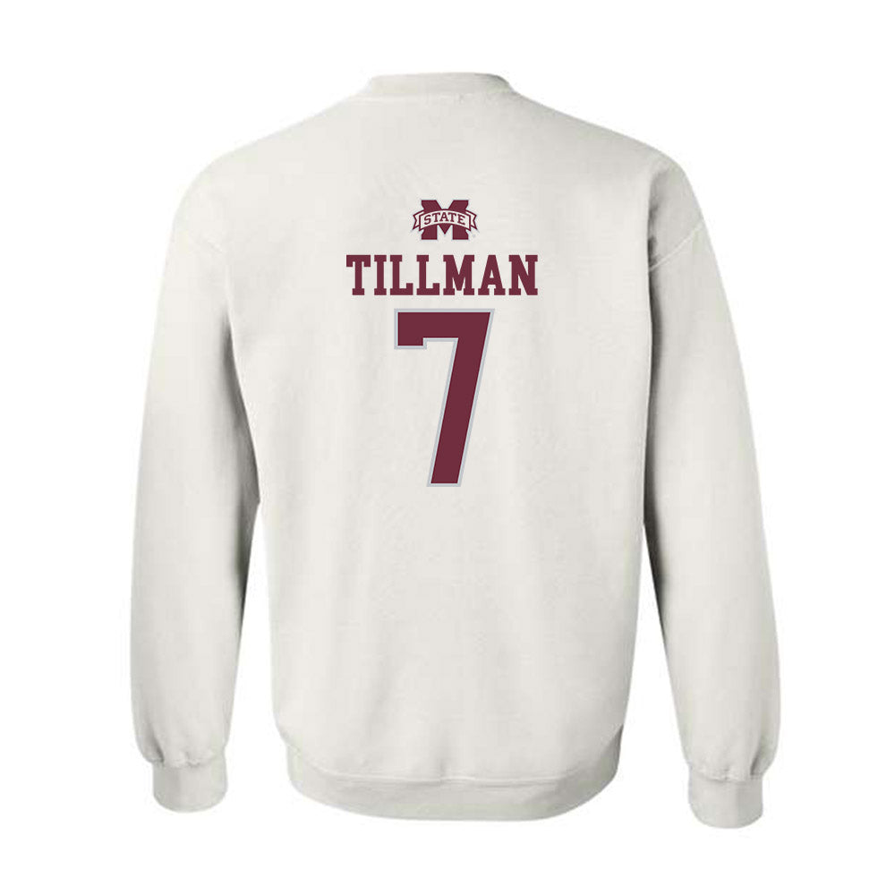 Mississippi State - NCAA Football : Zakari Tillman - Classic Shersey Crewneck Sweatshirt-1