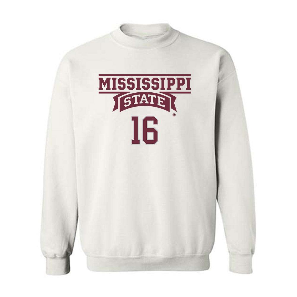 Mississippi State - NCAA Football : Derion Gullette - Classic Shersey Crewneck Sweatshirt-0