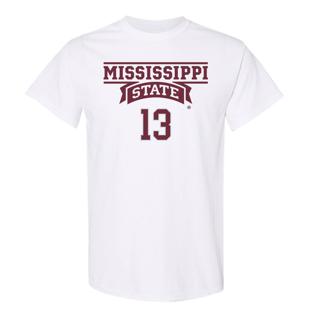 Mississippi State - NCAA Football : Jahron Manning - Classic Shersey T-Shirt-0