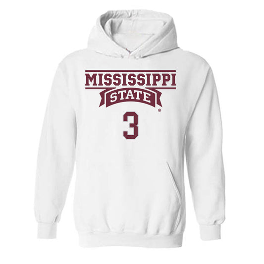 Mississippi State - NCAA Football : Brylo Lanier - Classic Shersey Hooded Sweatshirt-0