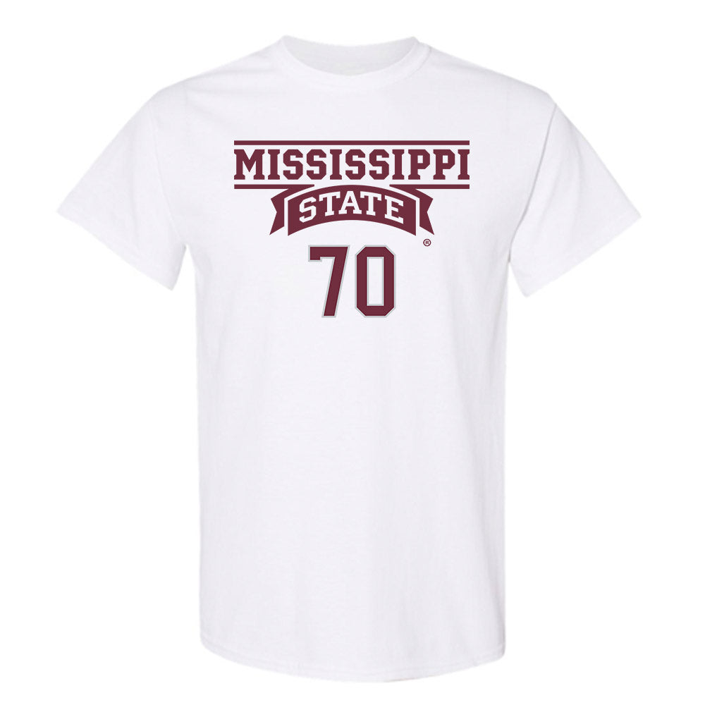Mississippi State - NCAA Football : Breyden Turnage - Classic Shersey T-Shirt-0