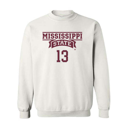 Mississippi State - NCAA Football : Jahron Manning - Classic Shersey Crewneck Sweatshirt-0