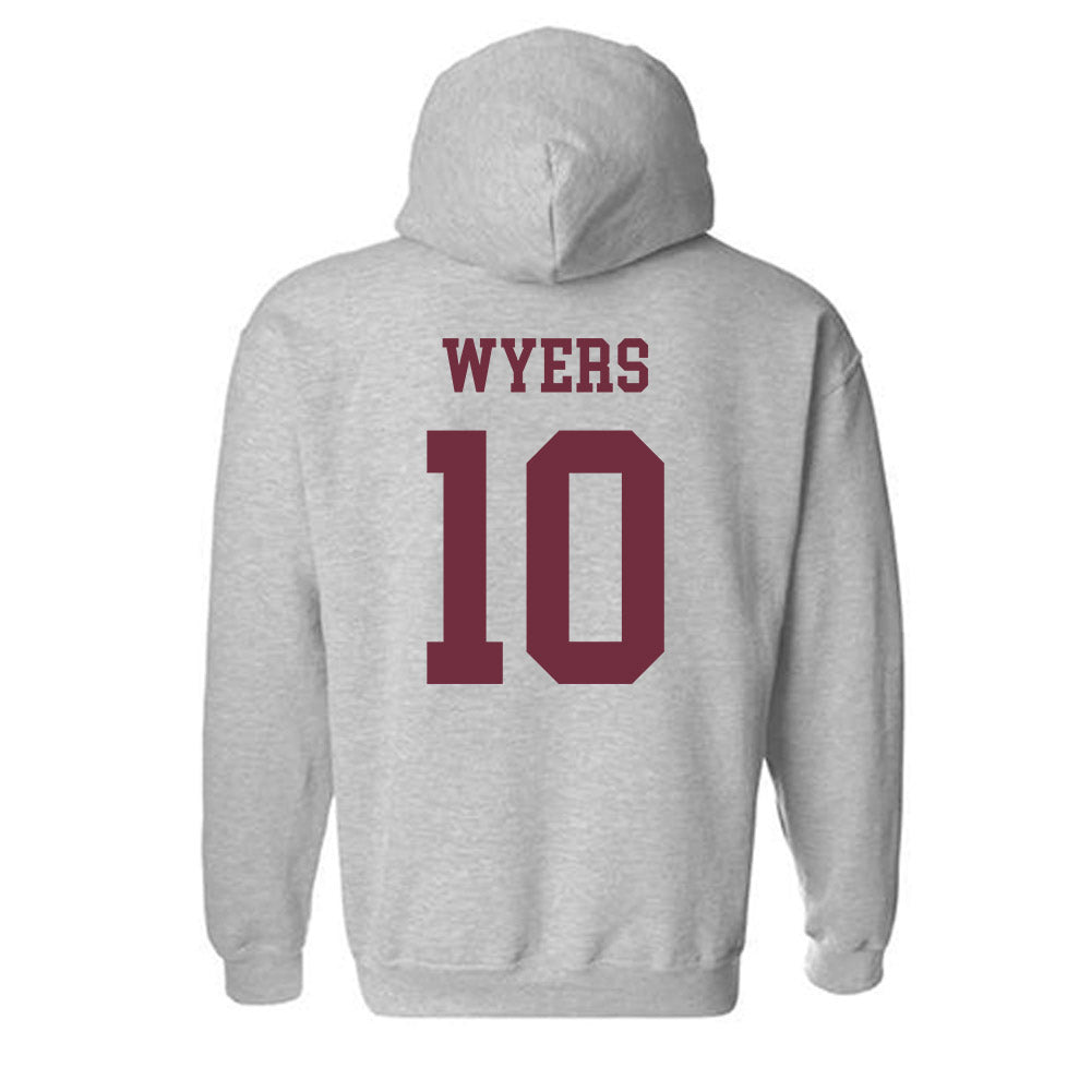 Mississippi State - NCAA Baseball : Drew Wyers - Classic Shersey Hooded Sweatshirt-1