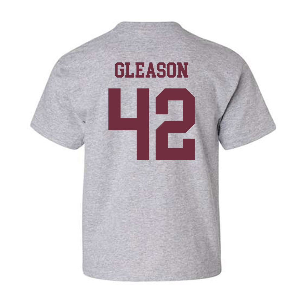 Mississippi State - NCAA Baseball : Jack Gleason - Classic Shersey Youth T-Shirt-1