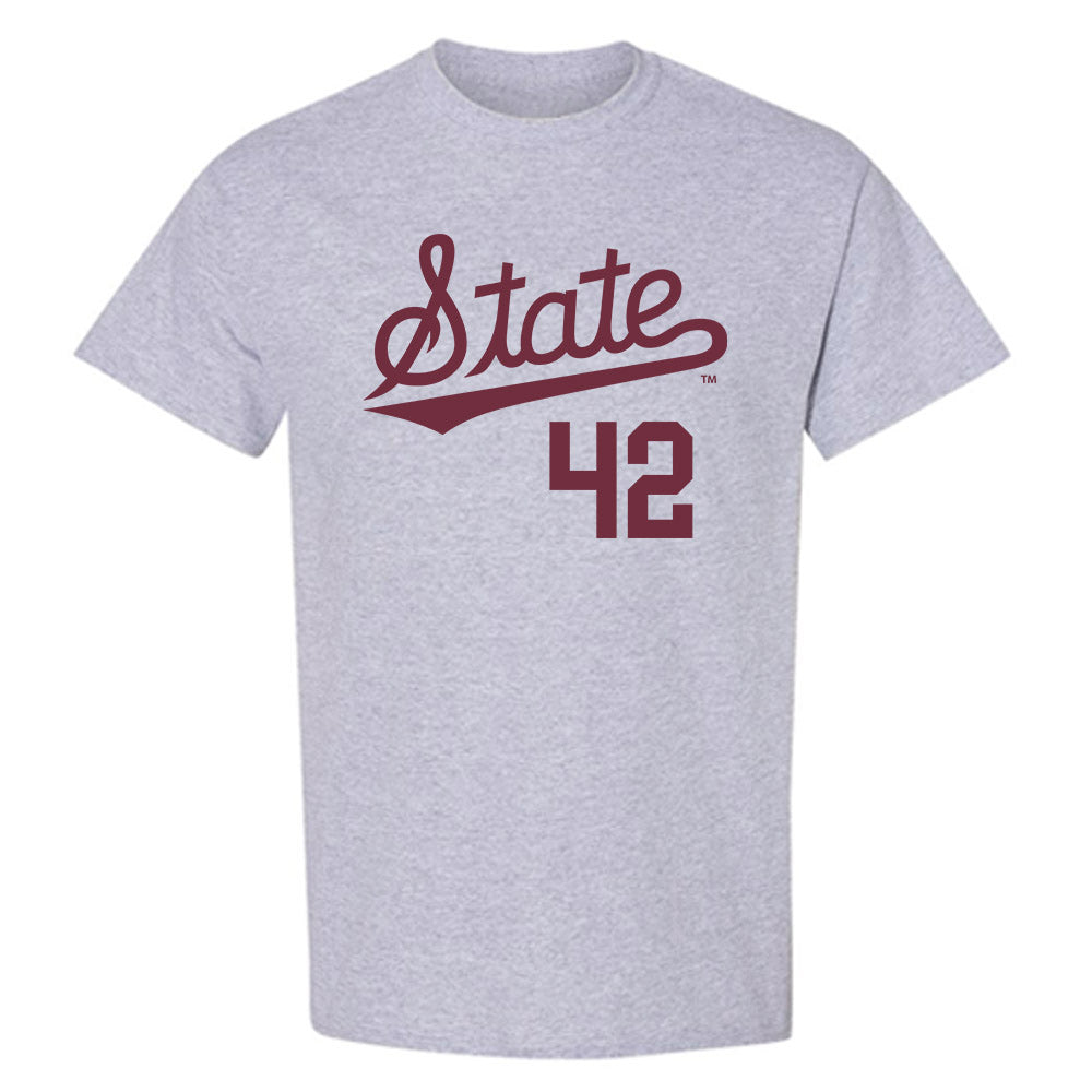 Mississippi State - NCAA Baseball : Jack Gleason - Classic Shersey T-Shirt-0