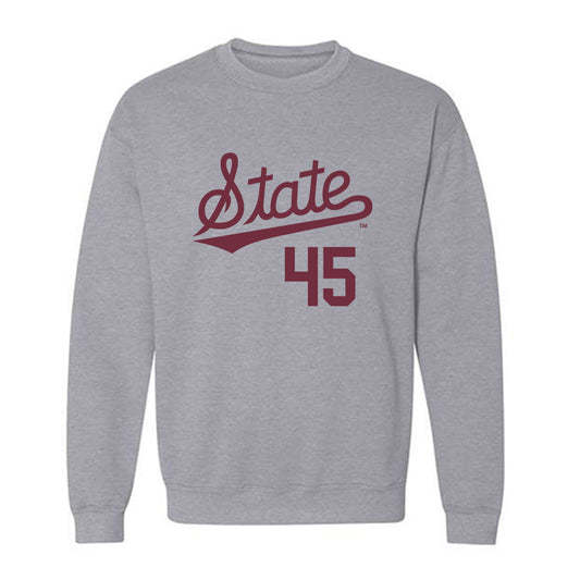 Mississippi State - NCAA Baseball : Dane Burns - Classic Shersey Crewneck Sweatshirt-0
