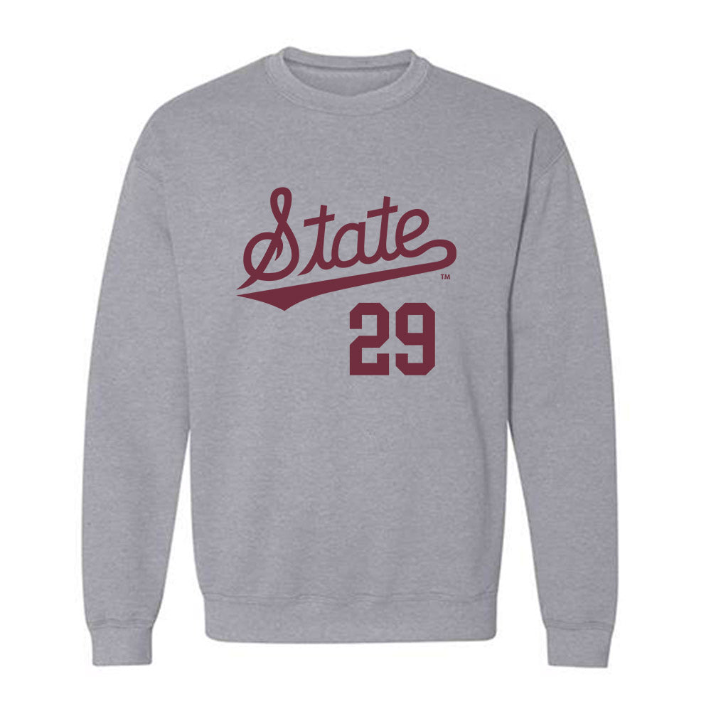 Mississippi State - NCAA Baseball : Maddox Webb - Classic Shersey Crewneck Sweatshirt-0