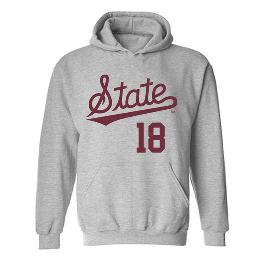Mississippi State - NCAA Baseball : Noah Sullivan - Classic Shersey Hooded Sweatshirt-0