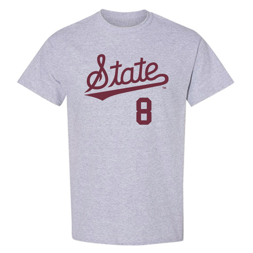 Mississippi State - NCAA Baseball : Charlie Foster - Classic Shersey T-Shirt-0