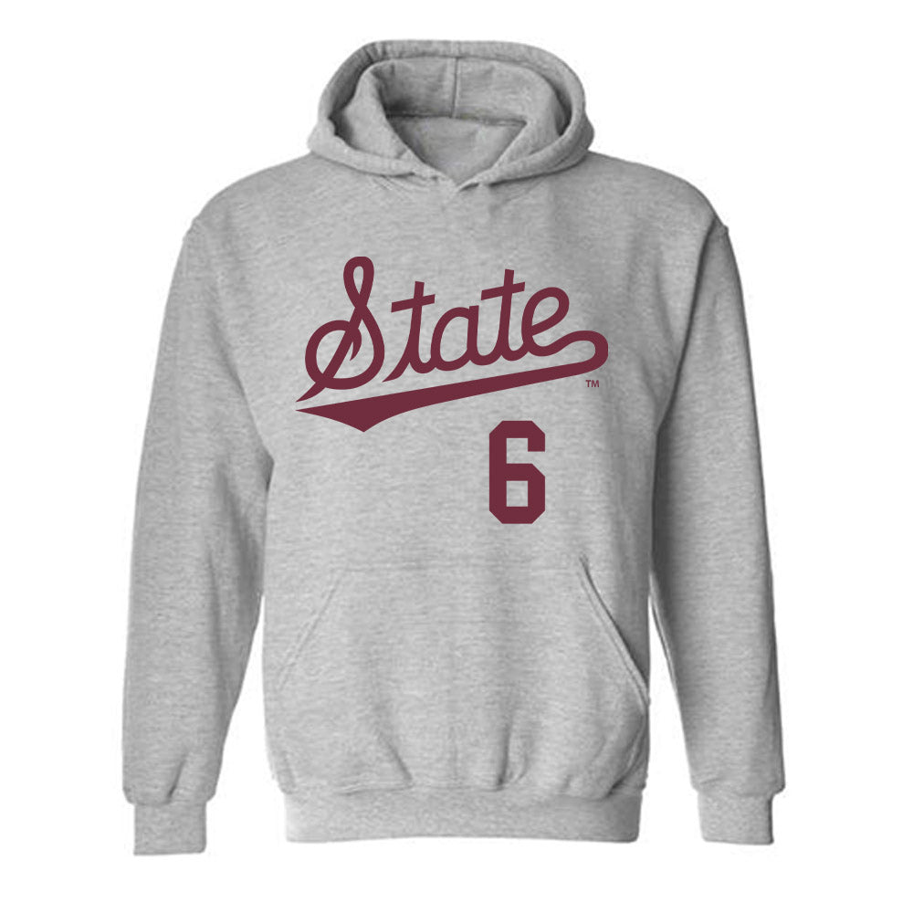 Mississippi State - NCAA Baseball : Logan Forsythe - Classic Shersey Hooded Sweatshirt-0