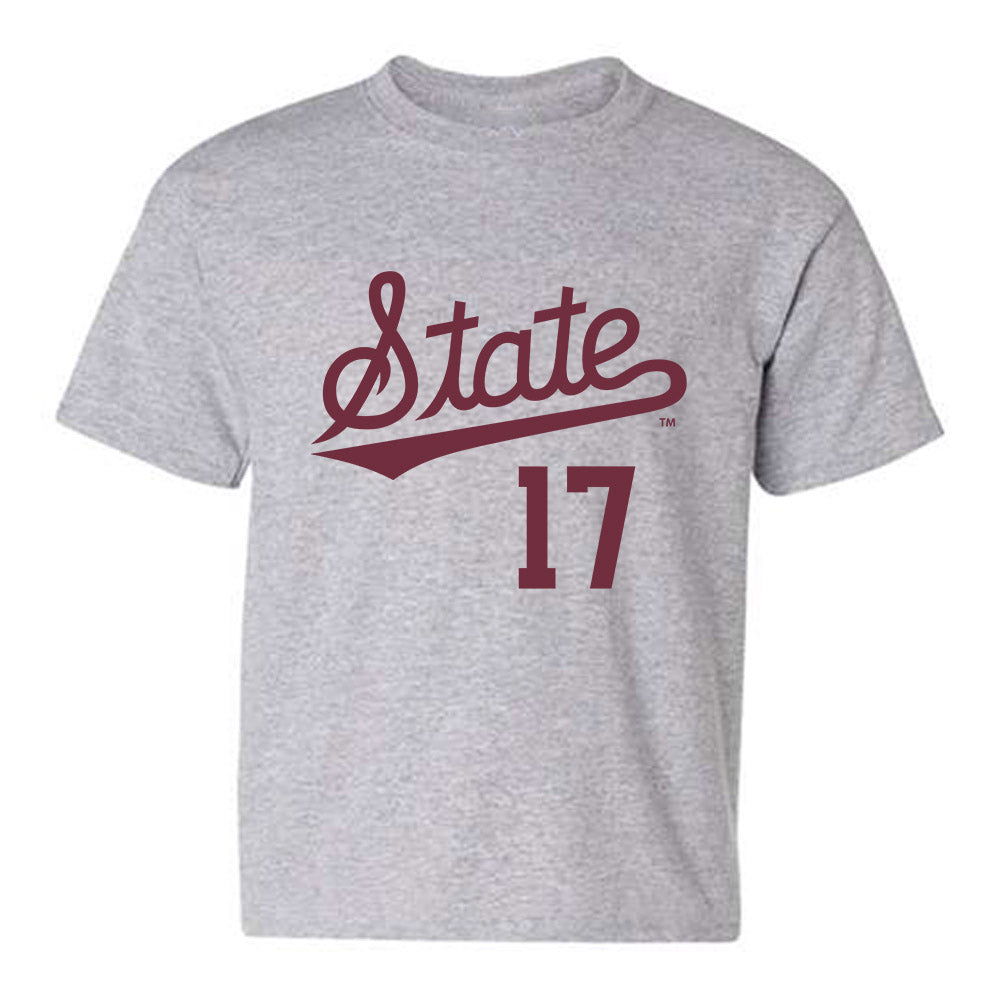Mississippi State - NCAA Baseball : Stone Simmons - Classic Shersey Youth T-Shirt-0
