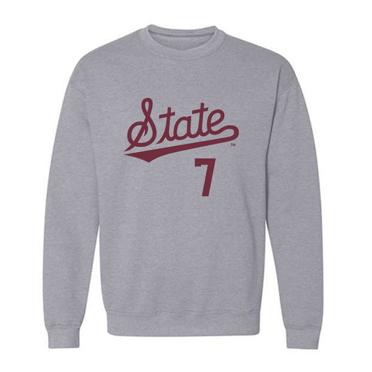 Mississippi State - NCAA Baseball : Reed Stallman - Classic Shersey Crewneck Sweatshirt-0