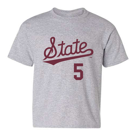Mississippi State - NCAA Baseball : Aidan Teel - Classic Shersey Youth T-Shirt-0