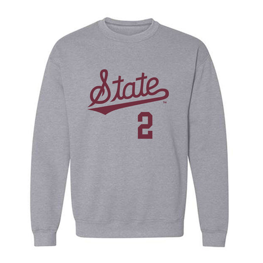 Mississippi State - NCAA Baseball : Jacob Parker - Classic Shersey Crewneck Sweatshirt-0