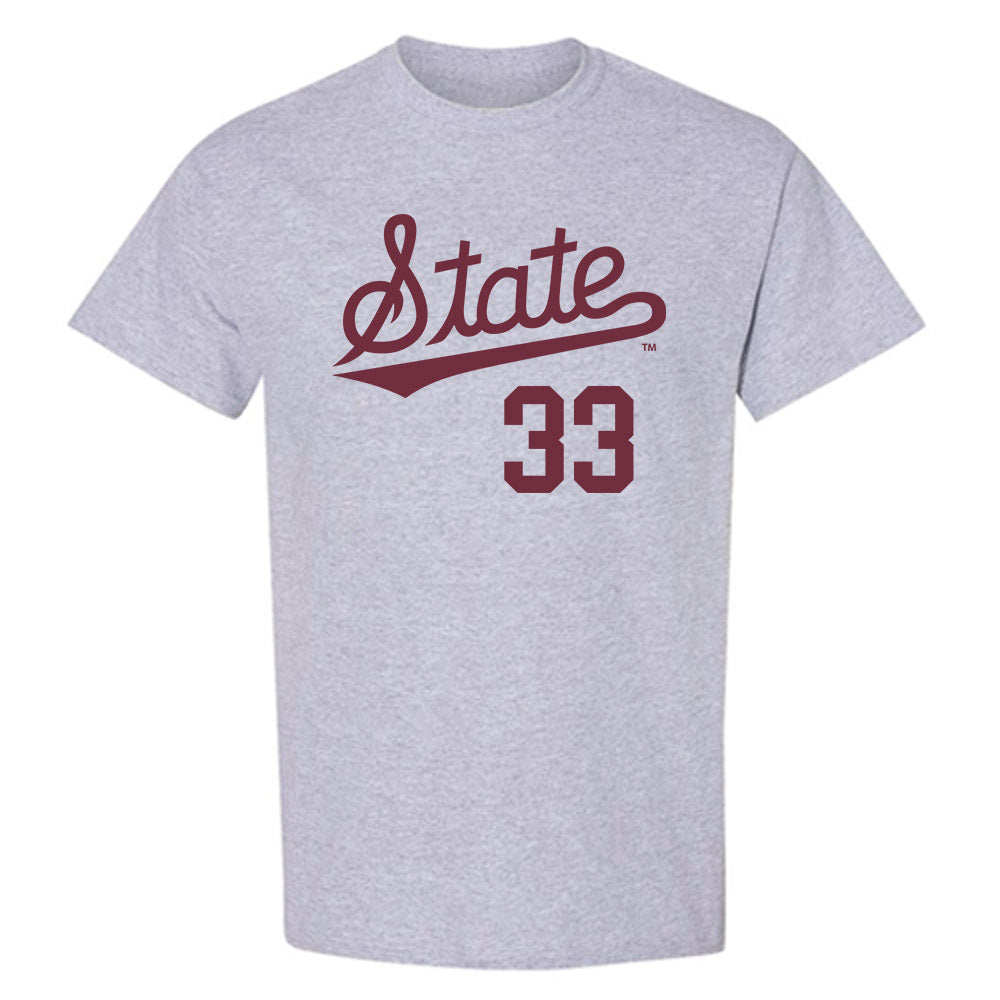 Mississippi State - NCAA Baseball : Blake Bevis - Classic Shersey T-Shirt-0