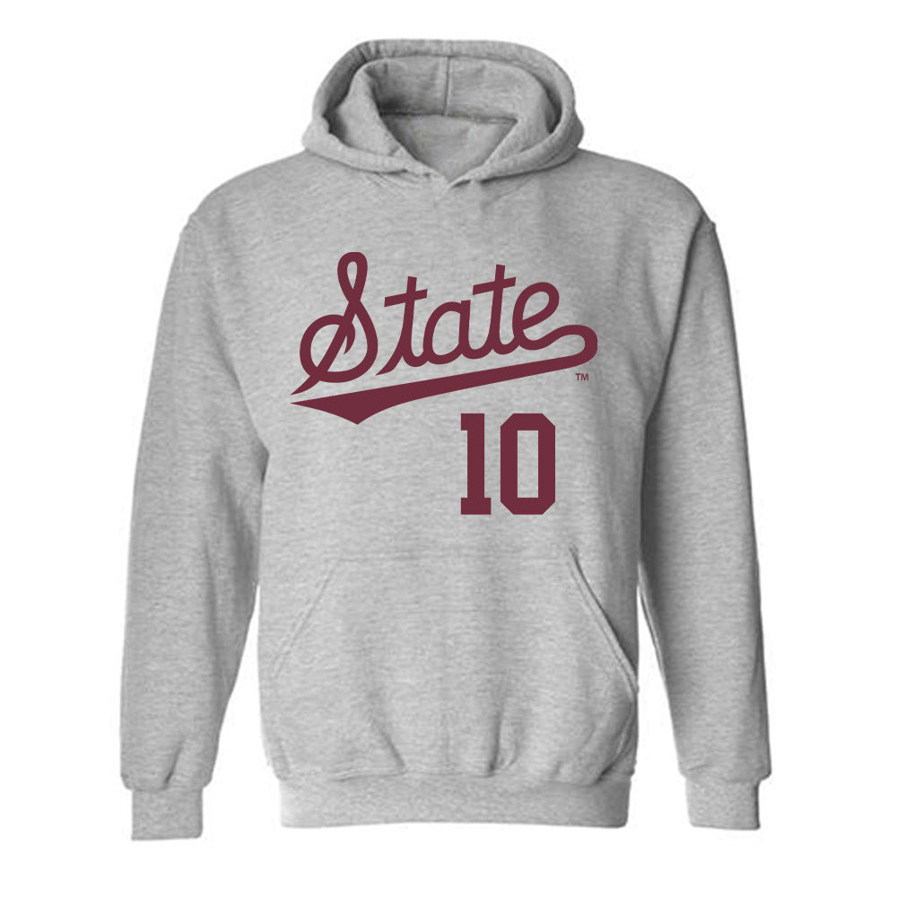Mississippi State - NCAA Baseball : Drew Wyers - Classic Shersey Hooded Sweatshirt-0