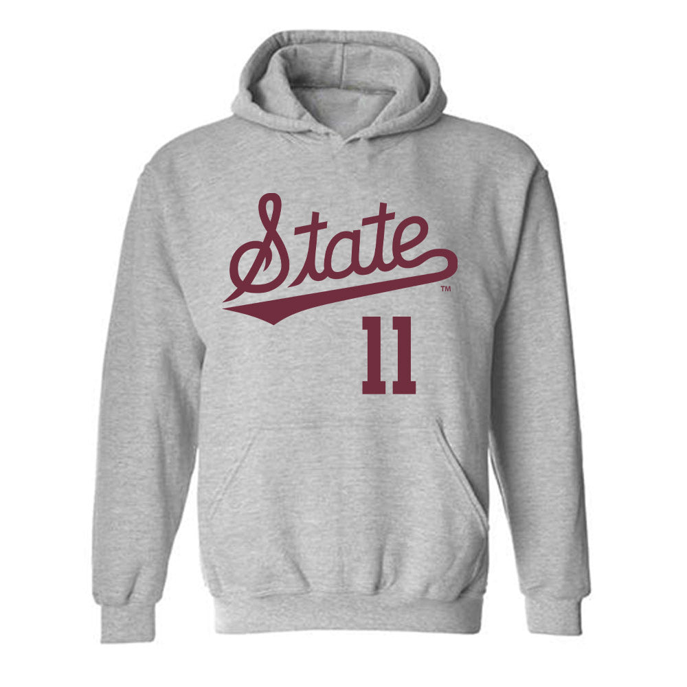 Mississippi State - NCAA Baseball : Duke Stone - Classic Shersey Hooded Sweatshirt-0
