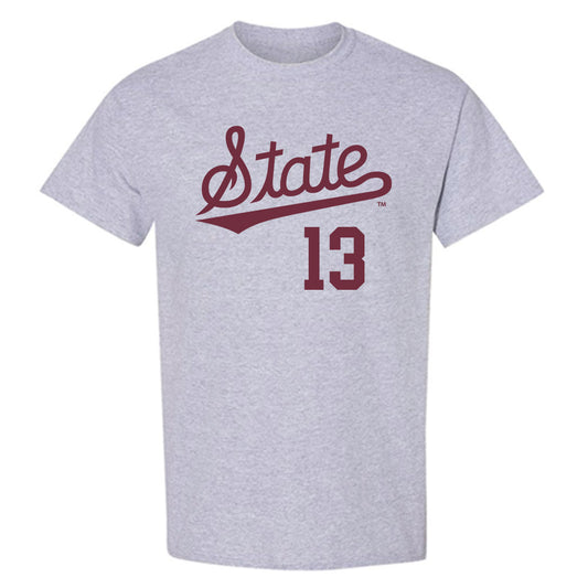 Mississippi State - NCAA Baseball : William Kirk - Classic Shersey T-Shirt-0