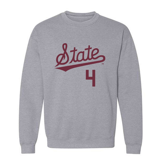 Mississippi State - NCAA Baseball : Tomas Valincius - Classic Shersey Crewneck Sweatshirt-0