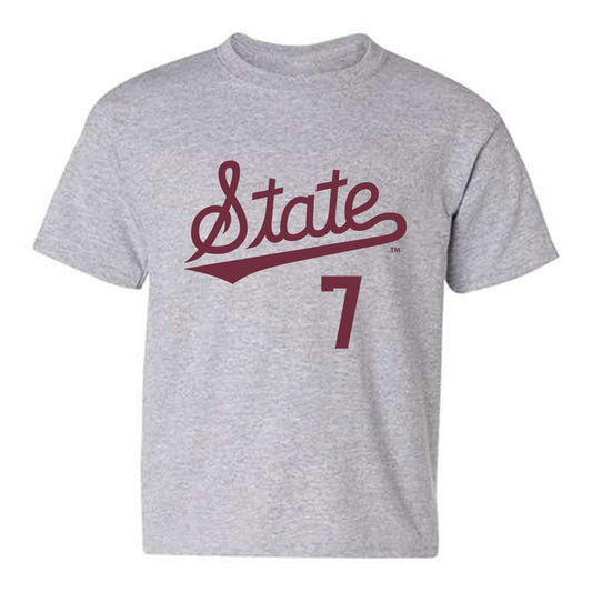 Mississippi State - NCAA Baseball : Reed Stallman - Classic Shersey Youth T-Shirt-0