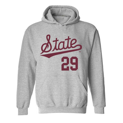 Mississippi State - NCAA Baseball : Maddox Webb - Classic Shersey Hooded Sweatshirt-0