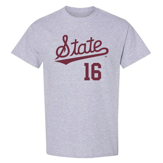 Mississippi State - NCAA Baseball : Braden Booth - Classic Shersey T-Shirt-0