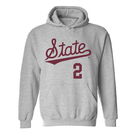Mississippi State - NCAA Baseball : Jacob Parker - Classic Shersey Hooded Sweatshirt-0