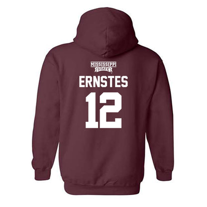 Mississippi State - NCAA Softball : Paige Ernstes - Classic Shersey Hooded Sweatshirt-1