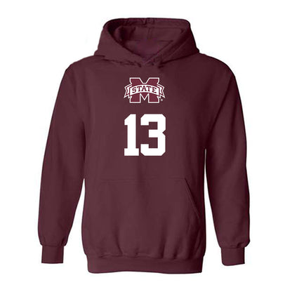 Mississippi State - NCAA Softball : Morgan Bernardini - Classic Shersey Hooded Sweatshirt-0