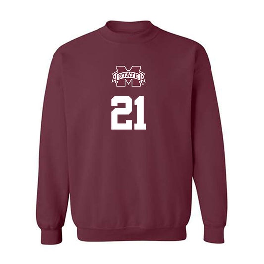 Mississippi State - NCAA Softball : Brinkley Moreton - Classic Shersey Crewneck Sweatshirt-0