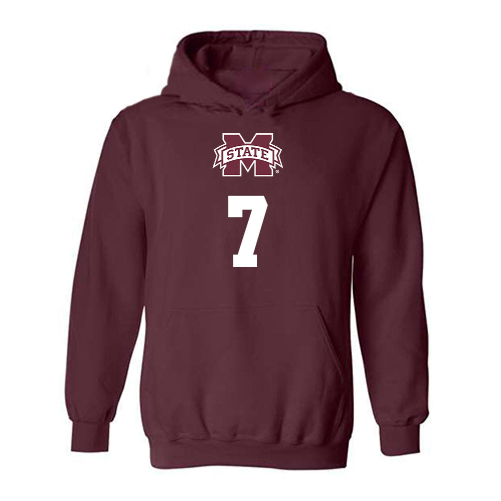 Mississippi State - NCAA Softball : Gabriella Schaeffer - Classic Shersey Hooded Sweatshirt-0