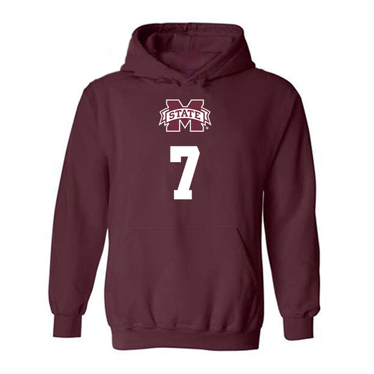 Mississippi State - NCAA Softball : Gabriella Schaeffer - Classic Shersey Hooded Sweatshirt-0