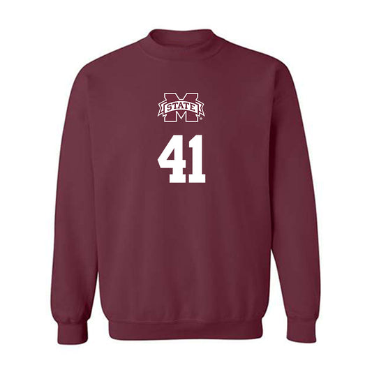 Mississippi State - NCAA Softball : Taylor Troutman - Classic Shersey Crewneck Sweatshirt-0