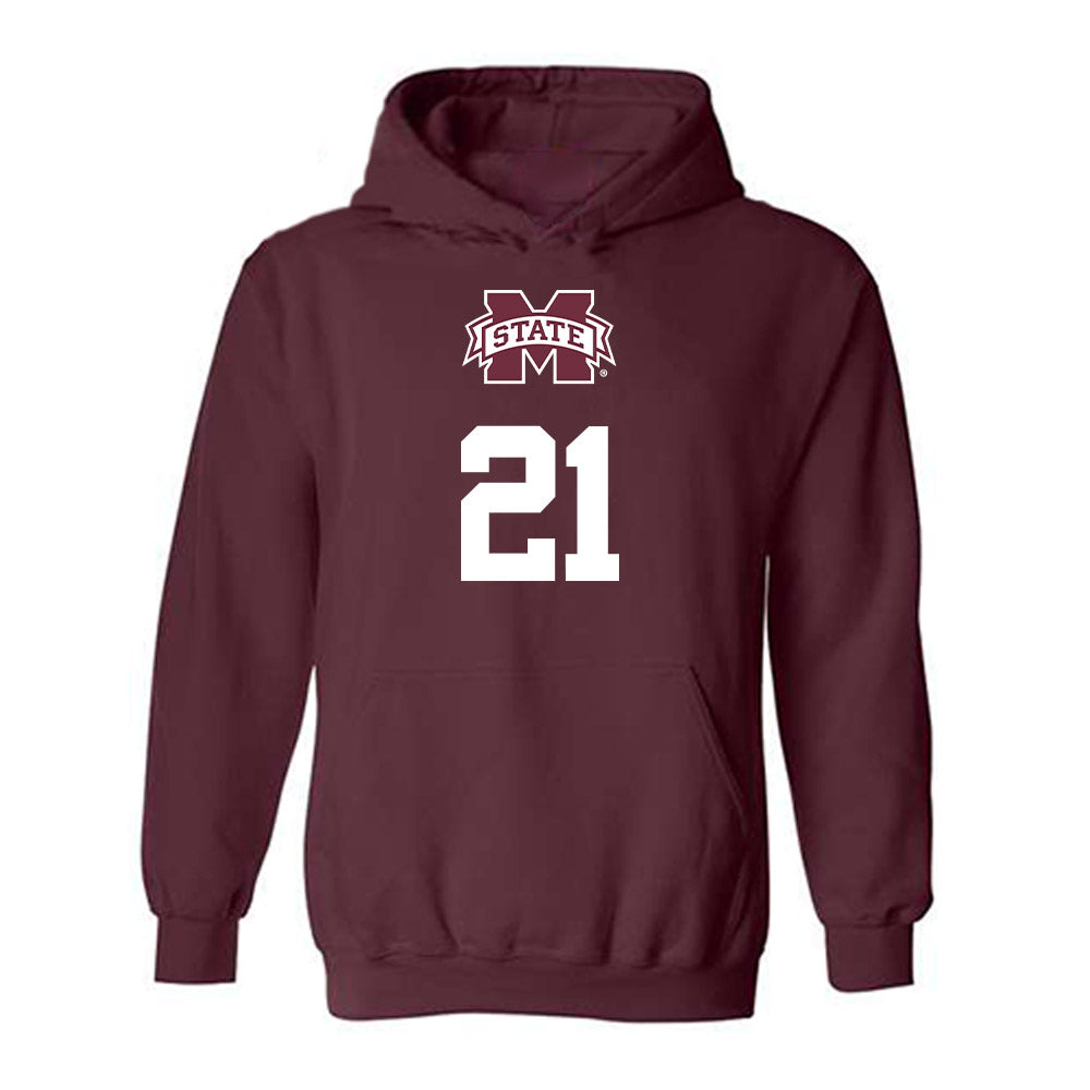 Mississippi State - NCAA Softball : Brinkley Moreton - Classic Shersey Hooded Sweatshirt-0
