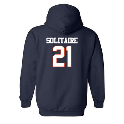 UTSA - NCAA Football : John Solitaire - Classic Shersey Hooded Sweatshirt-1