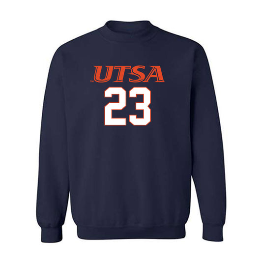UTSA - NCAA Football : Will Henderson III - Classic Shersey Crewneck Sweatshirt-0