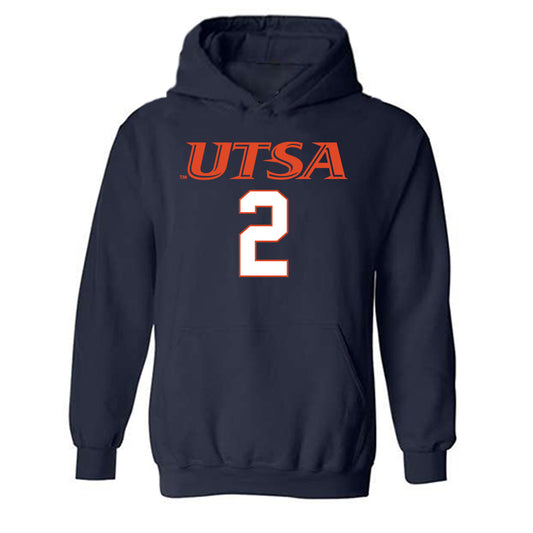 UTSA - NCAA Football : Owen Pewee - Classic Shersey Hooded Sweatshirt-0