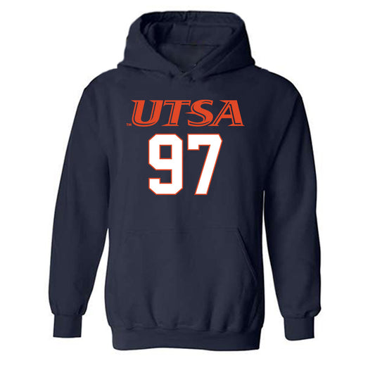 UTSA - NCAA Football : Kaian Roberts-Day - Classic Shersey Hooded Sweatshirt-0
