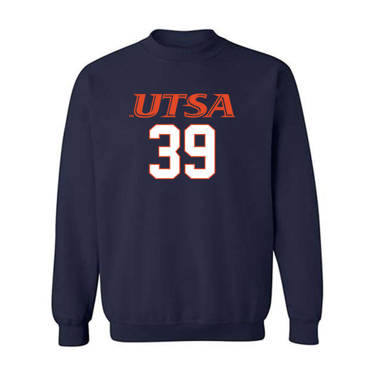 UTSA - NCAA Football : Lawrence Brown Jr - Classic Shersey Crewneck Sweatshirt-0