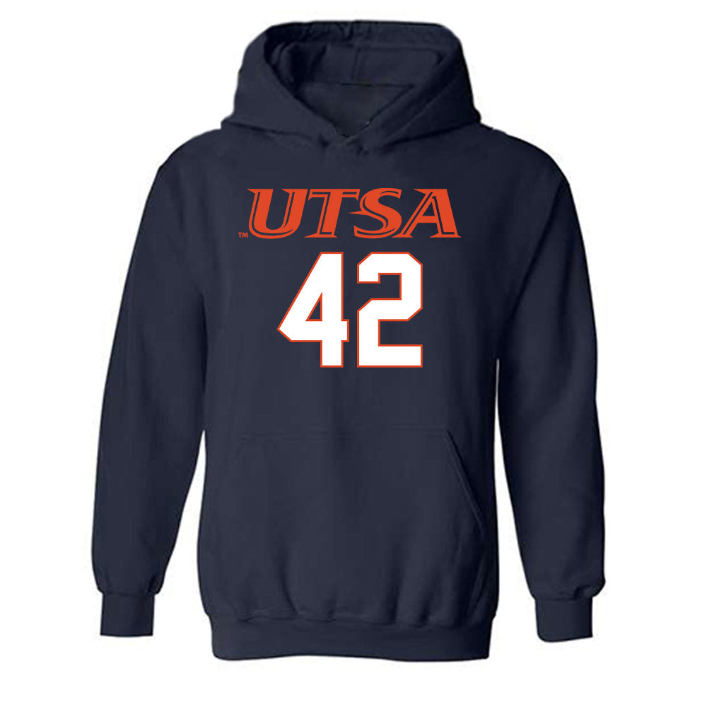 UTSA - NCAA Football : Daemian Wimberly - Classic Shersey Hooded Sweatshirt-0