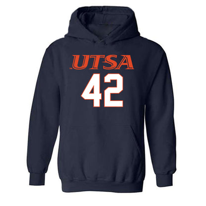 UTSA - NCAA Football : Daemian Wimberly - Classic Shersey Hooded Sweatshirt-0
