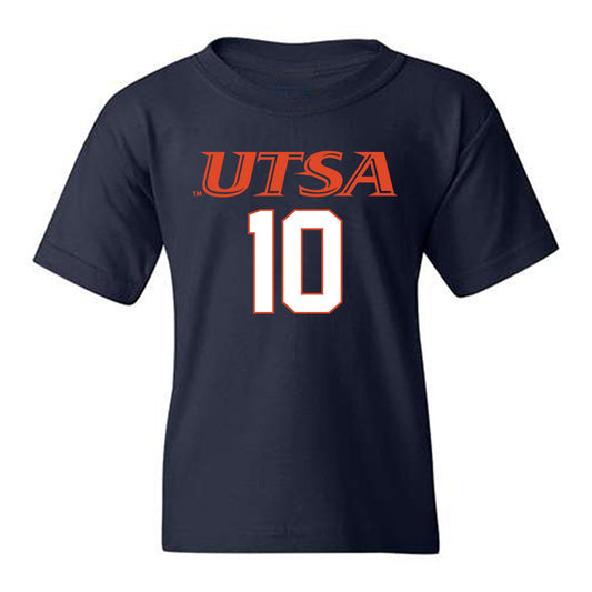 UTSA - NCAA Football : Alpha Khan - Classic Shersey Youth T-Shirt-0