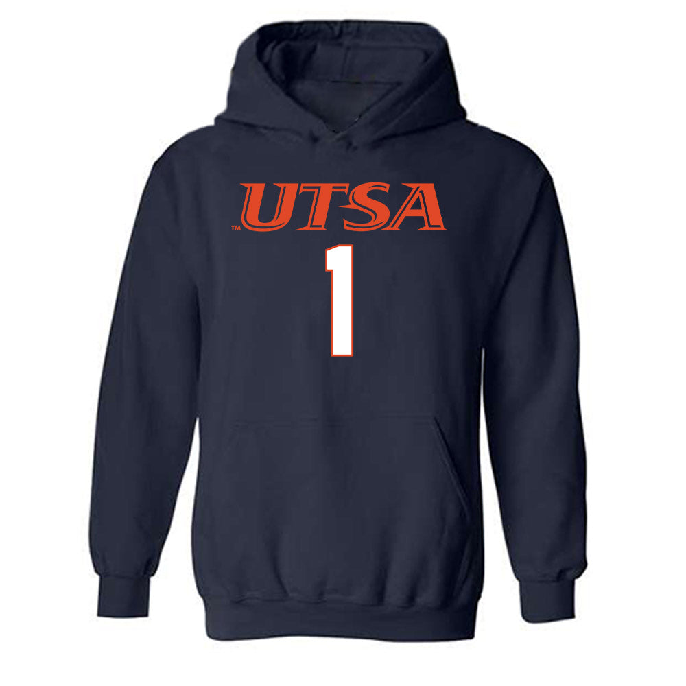 UTSA - NCAA Football : Devin McCuin - Classic Shersey Hooded Sweatshirt-0